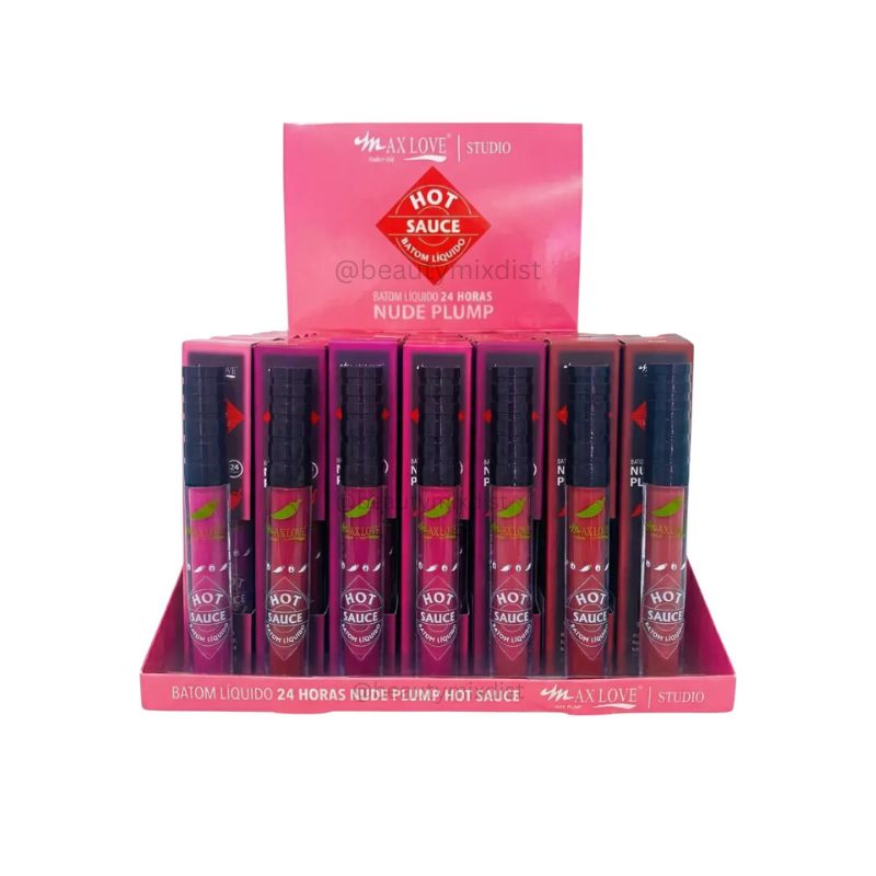 Batom Líquido Nude Plump 24hrs Max Love