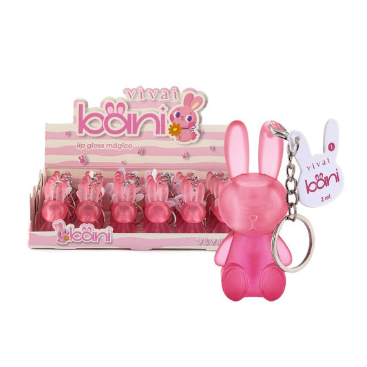 315011 - Lip Gloss com Chaveiro Coelhinho Bani Vivai