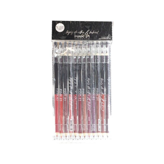 CS3532 - Lápis 2 em 1 - Olho e Labial Pink 21