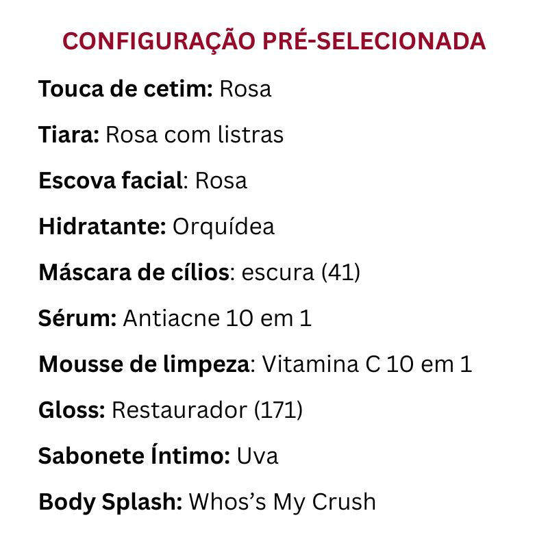 Kit Skin Care Completo