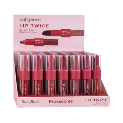 HB-L6101 Batom Duo Lip Twice Ruby Rose G1