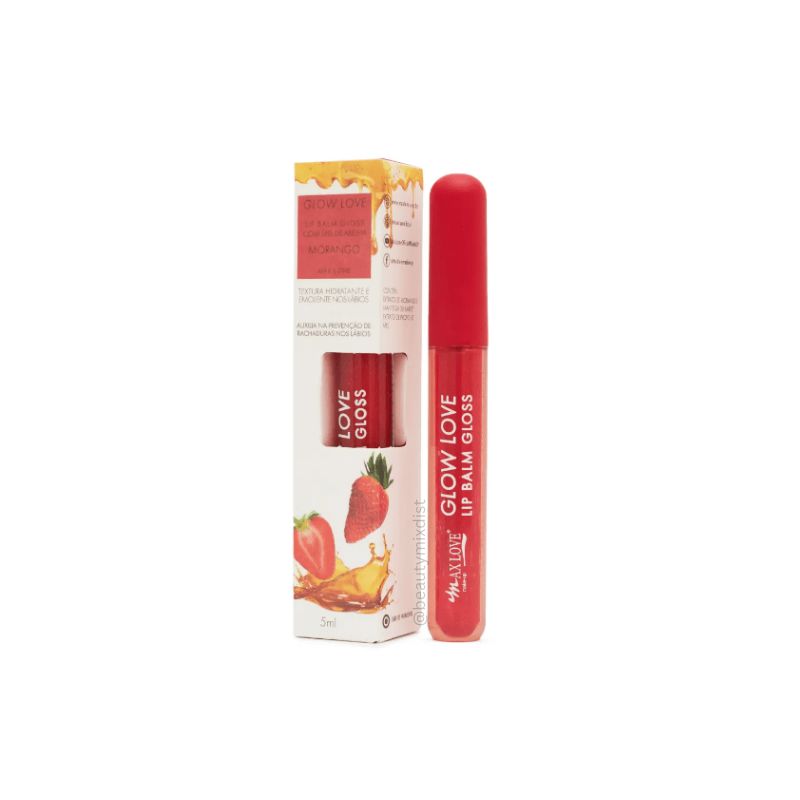 Gloss Glow Love com Mel - Max Love