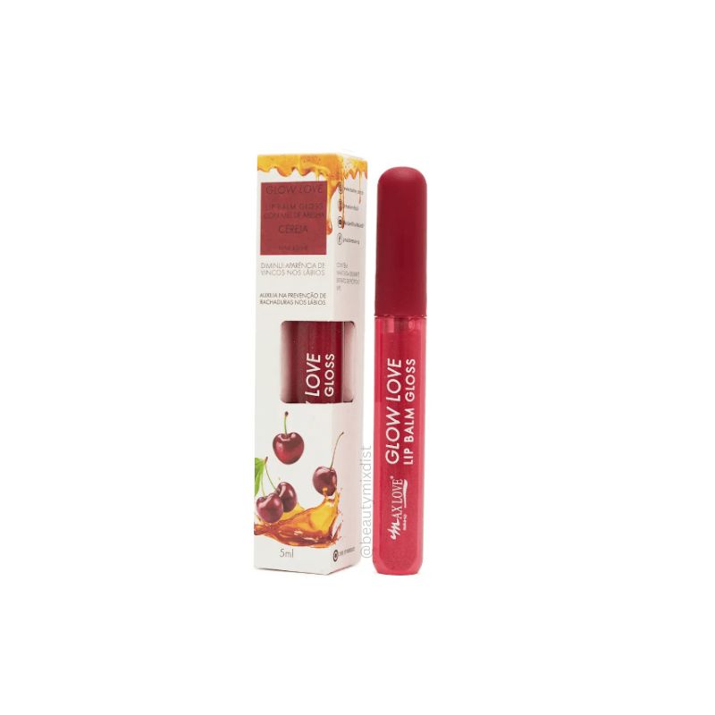 Gloss Glow Love com Mel - Max Love