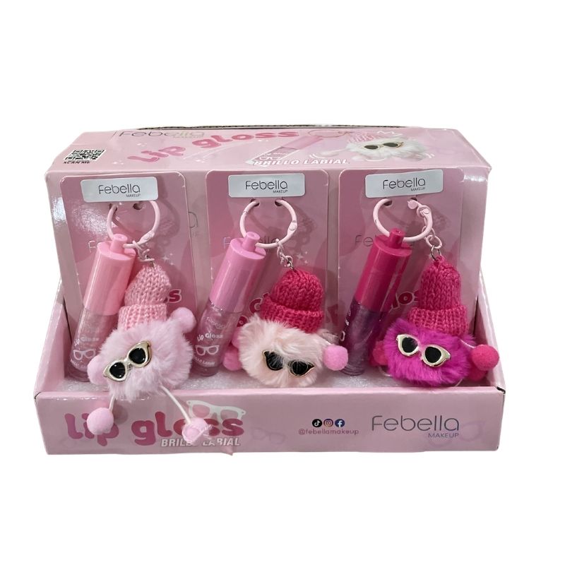 BM40145 - Lip Gloss com Chaveiro Febella