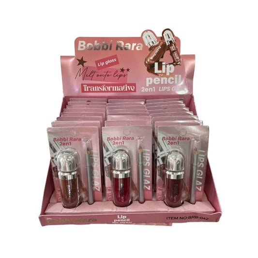BRB042 - Gloss + Lápis Labial Bobbi Rara
