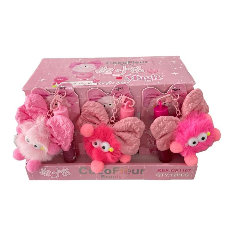CF1107 - Lip Gloss com Chaveiro Cocofleur