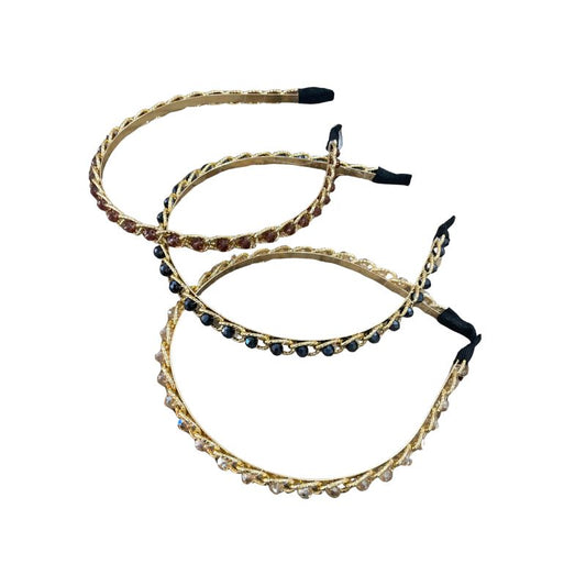 DF442TA20041 - Tiara com Pérolas de Cabelo