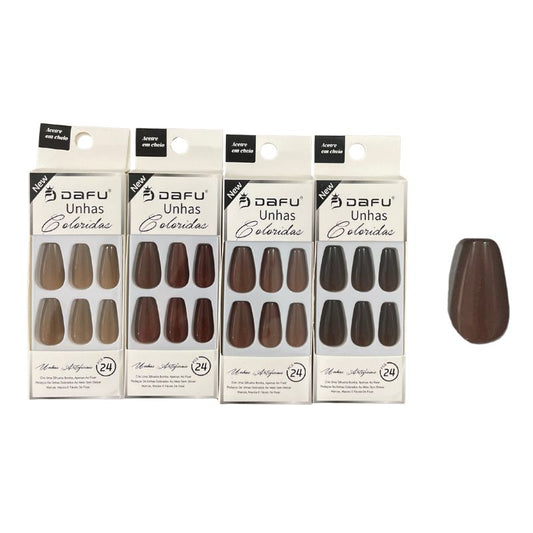 DF65UP35063 - Unhas Postiças Coloridas Bailarina