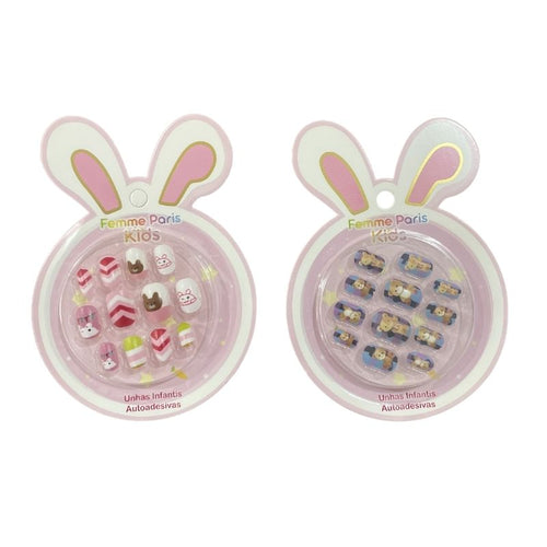 FM006 - Unhas Postiças Infantil Decoradas