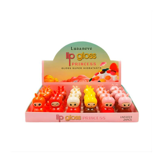 LN03019 - Lip Gloss Princess Hidratante Lua e Neve