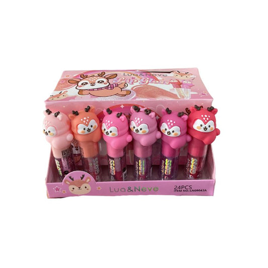 LN09043 - Lip Gloss de Bichinhos Lua e Neve