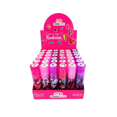 MP10010 - Brilho Labial Rockstar Maria Pink