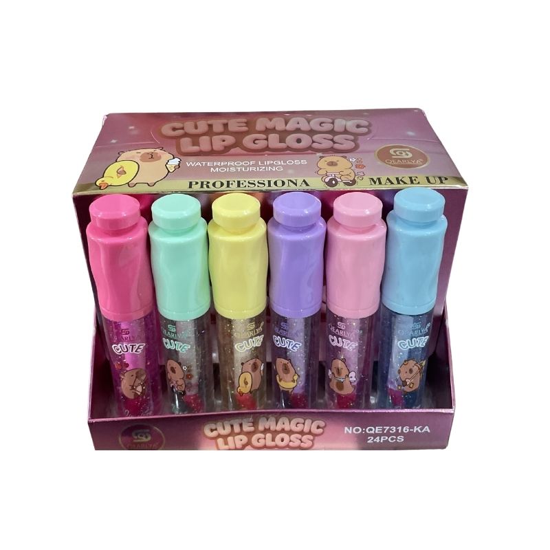 QE7316KA - Lip Gloss Glitter Capivara