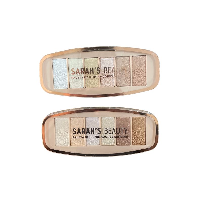 S6403 - Paleta de Iluminadores Genuine Sarah's Beauty