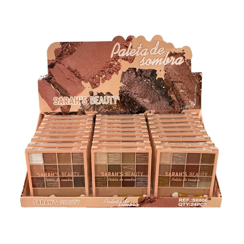 S6806 - Paleta de Sombras Sarah's Beauty