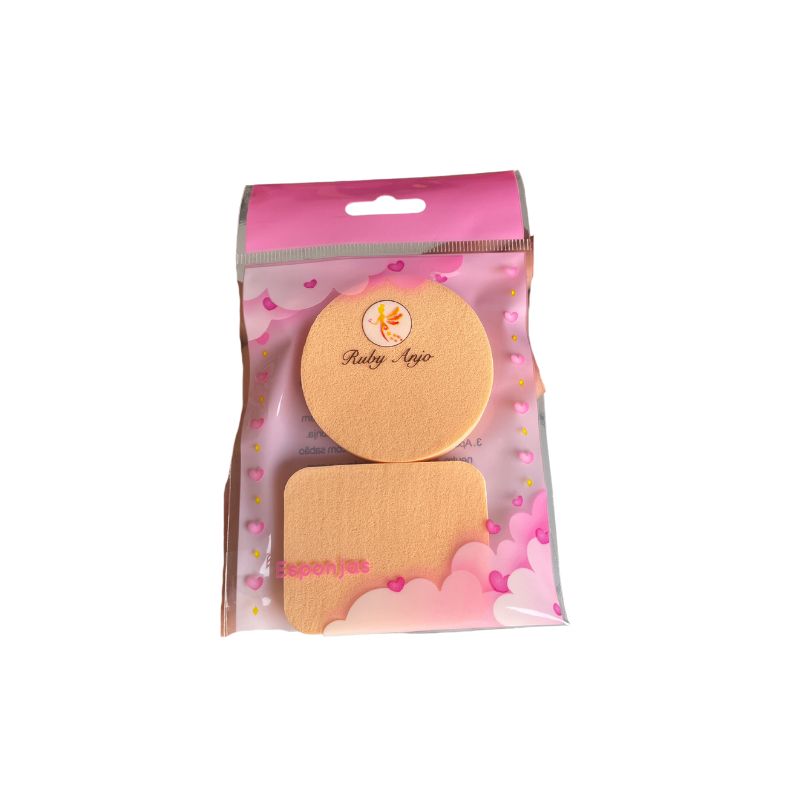 WL056 - Kit Esponja de Maquiagem Ruby Anjo