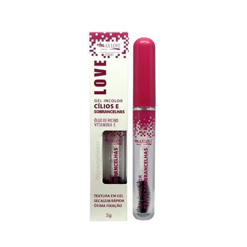 Gel Incolor para Cílios e Sobrancelhas Max Love